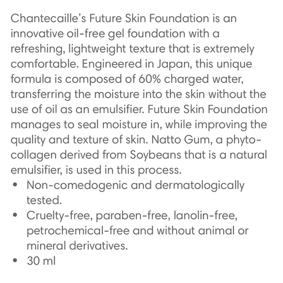 Chantecaille Future Skin Foundation - Aura - Picture 2 of 4